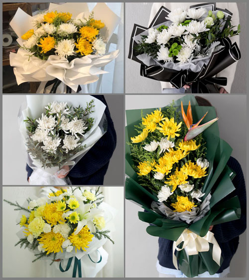 广东梅州市五华县长布镇北洋村白事花束代送